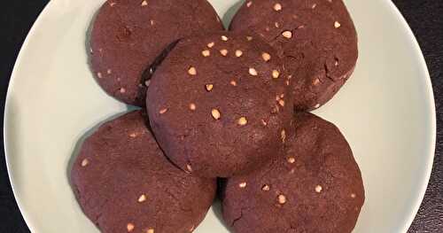 Cookies tout chocolat, sarrasin et huile d'olive sans gluten