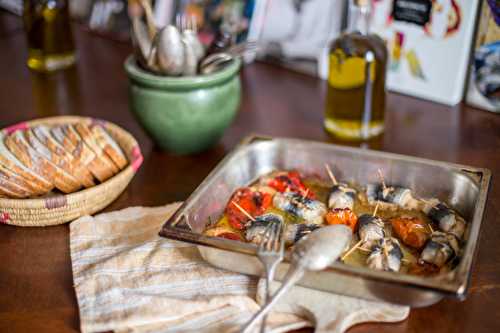 Filets de sardine à la compote de rhubarbe - Les recettes de Macé