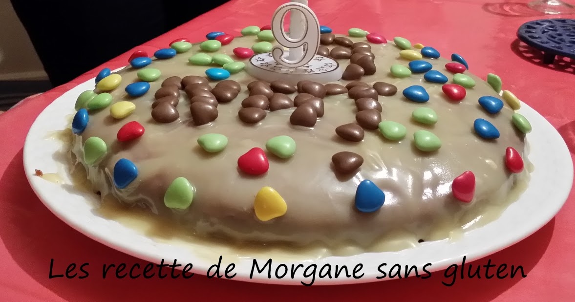 Gâteau au yaourt nappé chocolat blanc sans gluten