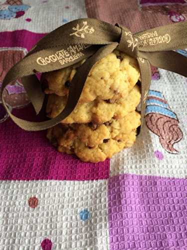 Cookies coco-cahuetes - Les recettes de Mumu