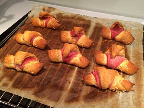 Croissants au jambon