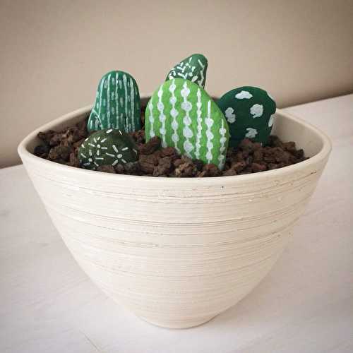 DIY. Les jolis cactus cailloux
