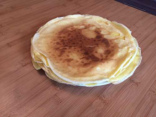 Les crèpes au Shaker Tupperware