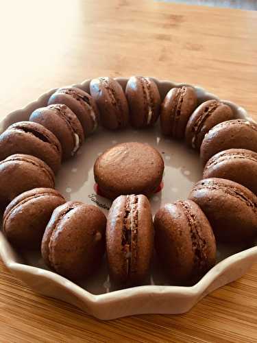 Macarons au chocolat