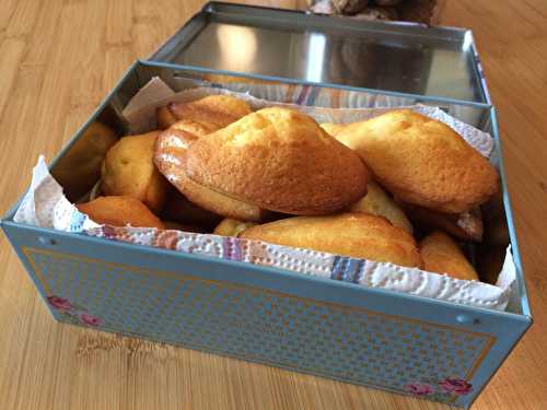 Madeleines à la fleur d'oranger