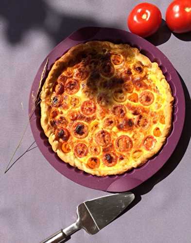 Quiche aux tomates cerises