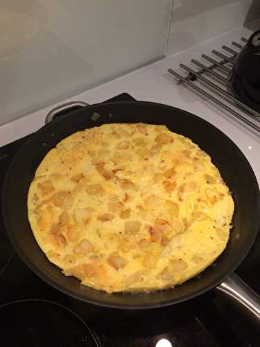 Tortilla oignons pommes de terre