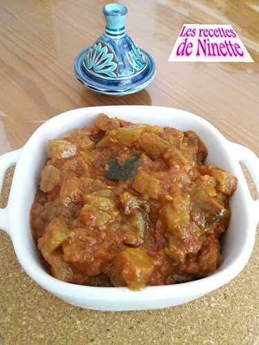 Aubergines à la tomate à l'orientale avec ou sans cookéo