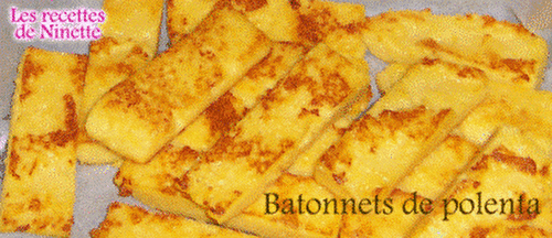 Bâtonnets de Polenta