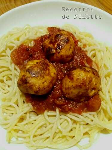 Boulettes de poulet au chorizo