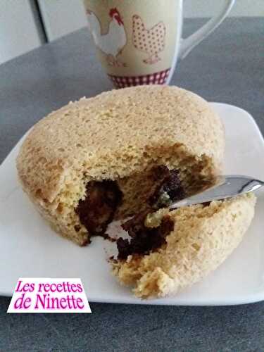 Bowlcake mangue coco et pâte à tartiner - Les recettes de Ninette