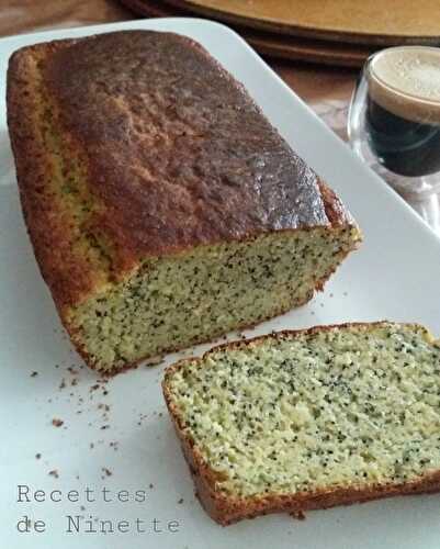 Cake au citron et pavot (à la courgette)