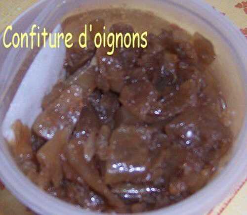 Confit d'oignons