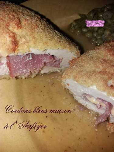 Cordons bleus maison à l'Airfryer