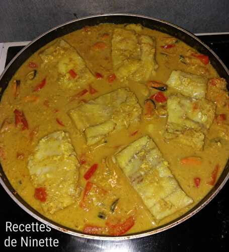 Curry de moules et poissons - Les recettes de Ninette
