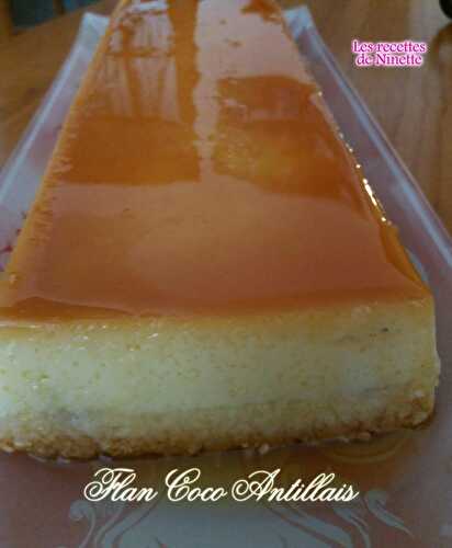 Flan coco antillais