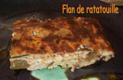 Flan de ratatouille