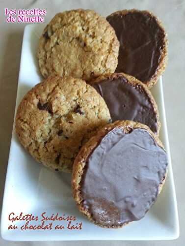 Galettes Suédoises au chocolat au lait