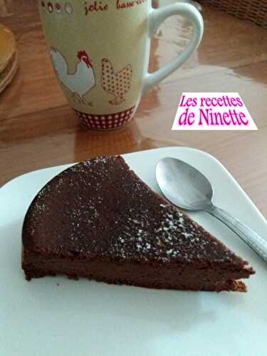 Gâteau au chocolat au fromage blanc