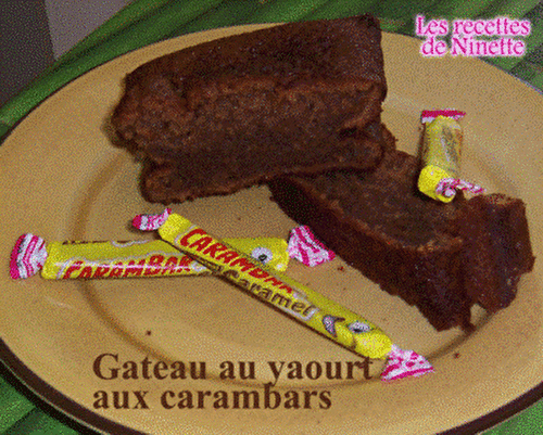 Gâteau au yaourt aux Carambar - Les recettes de Ninette