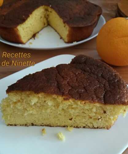 Gâteau de semoule à l'orange