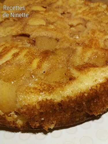 Gâteau façon tatin