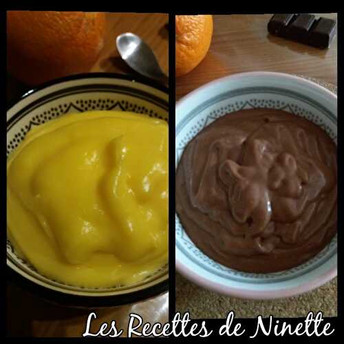 Orange curd et Orange curd chocolat