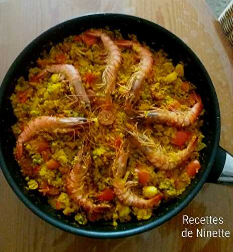 Paella de chou-fleur