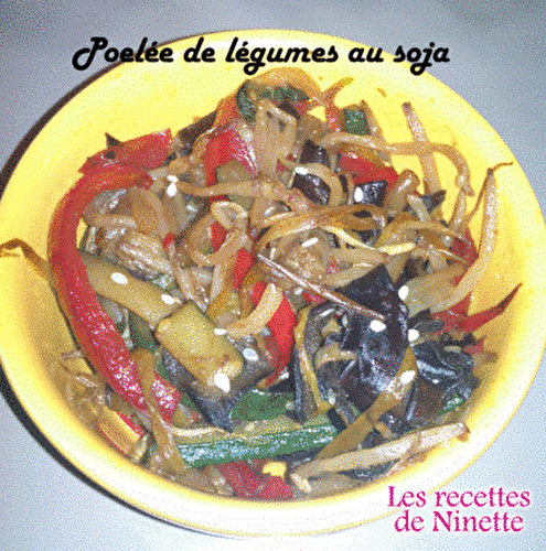 Poêlé de légumes au soja