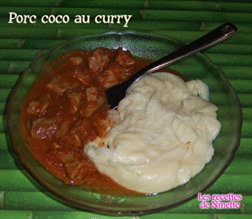 Porc coco au curry