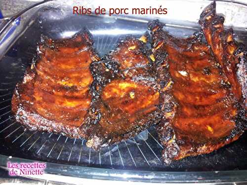 Ribs de porc marinés