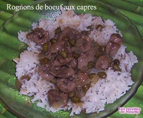 Rognons de bœuf aux câpres