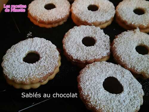 Sablés au chocolat