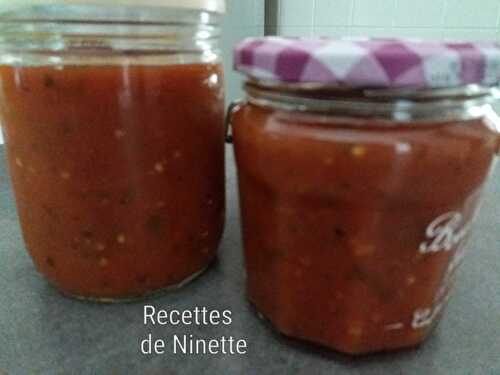 Sauce tomate aux légumes au micro-ondes ou sans