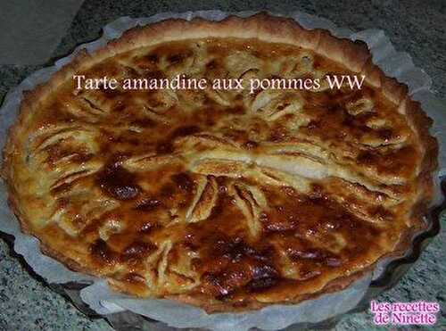 Tarte amandine aux pommes