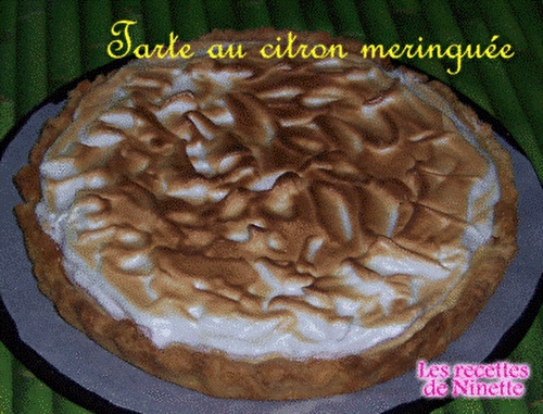 Tarte au citron meringuée