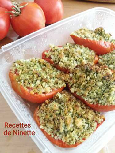 Tomates provençales de Joël Robuchon  - Les recettes de Ninette