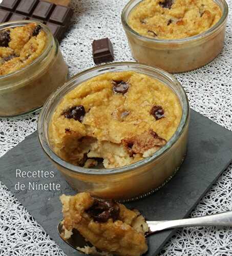 Pudding au chocolat - Les recettes de Ninette