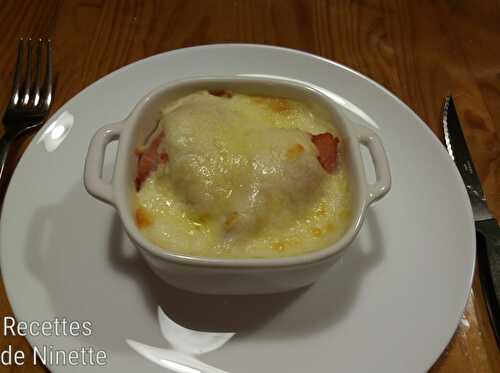 Oeufs durs jambon et béchamel au fromage