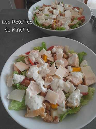 Salade César allégée