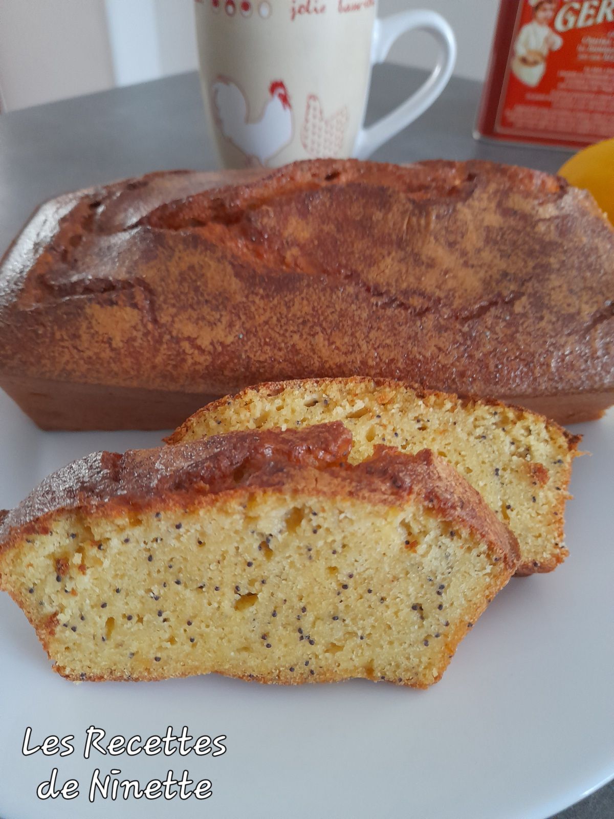 Cake aux lentilles citron pavot 