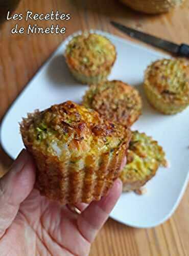 Muffins quinoa courgette et chèvre 