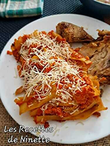 Lasagnes aux carottes avec ou sans Thermomix 