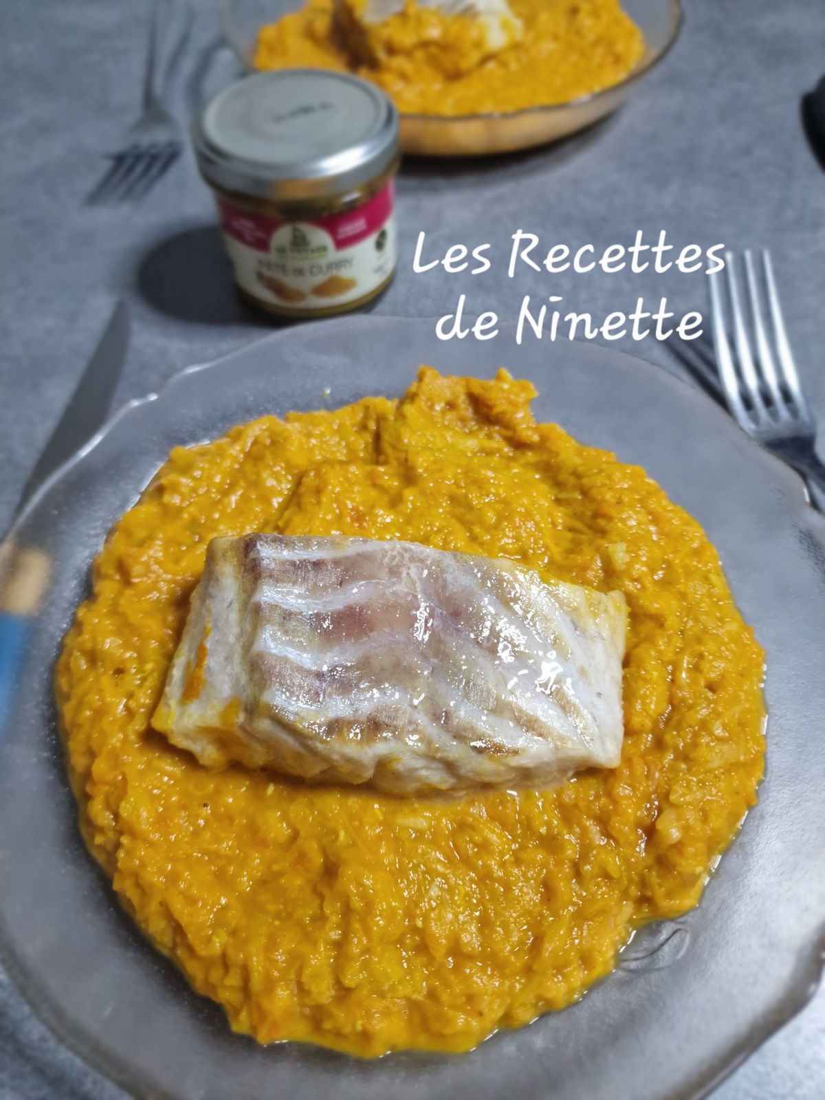 Curry de poireaux aux lentilles corails 