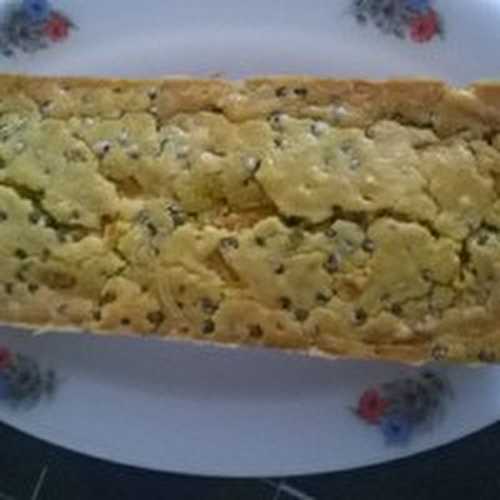 Cake fromage et petits pois