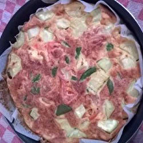 Clafoutis courgettes bacon
