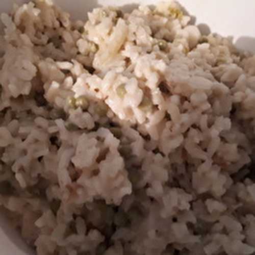 Risotto petits pois - poulet