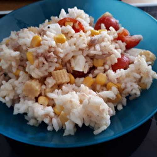 Salade de riz au thon