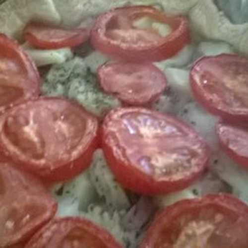 Tarte artichaut - tomates- lardons