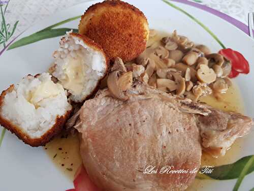 Boulettes de riz au fromage